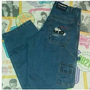 90s Iceberg History Looney Tunes Sylvester Baggy Jeans